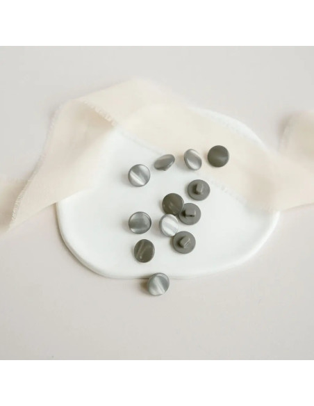Bouton de bottine Plump - Lichen