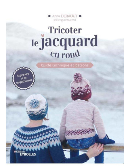 Livro tricotar jacquard em redondo