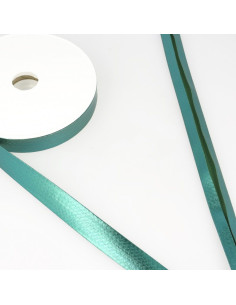 Viés laminado metalizado - Verde esmeralda