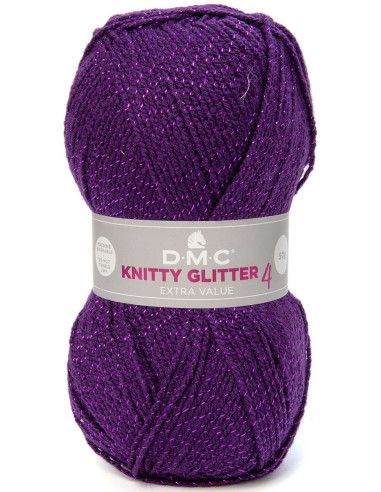 Fio de tricô Knitty 4 Glitter DMC