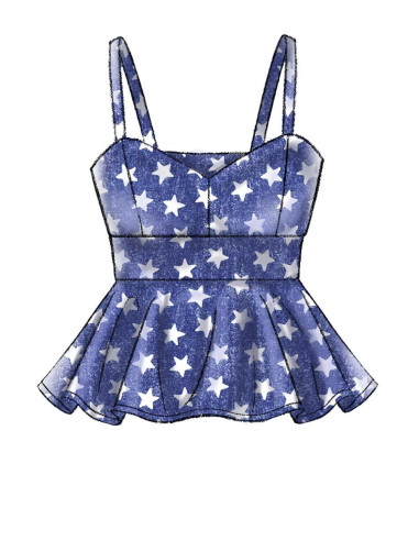 Molde de blusas - McCall's 7958