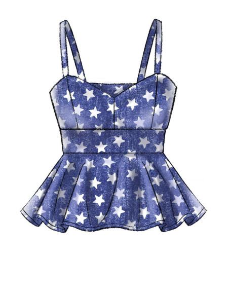 Molde de blusas - McCall's 7958