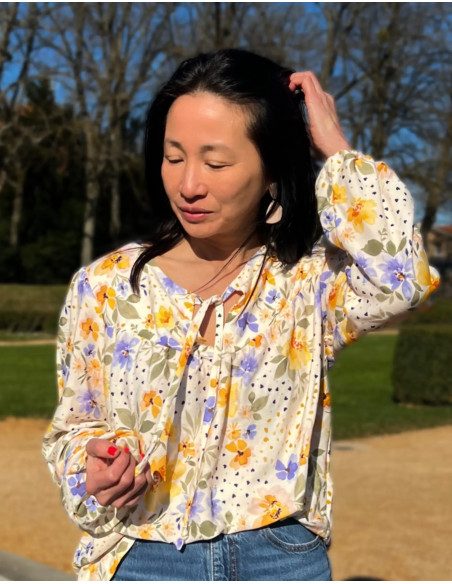 Tissu crêpe de viscose Mélia - My Dress Made