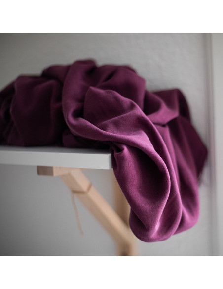 Tecido tencel crepe - Bordeaux