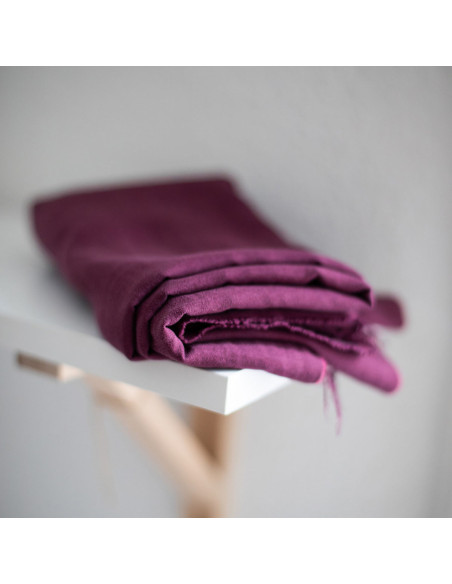Tecido tencel crepe - Bordeaux