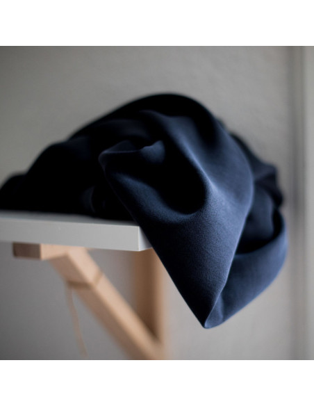 Tecido tencel crepe - Preto