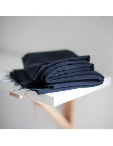Tecido tencel crepe - Preto