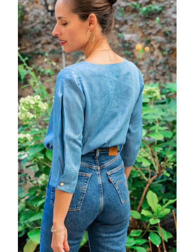 Molde de vestido, top Niki - Maison Fauve