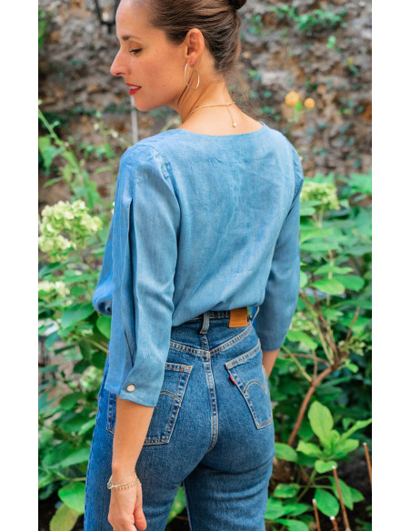 Molde de vestido, top Niki - Maison Fauve