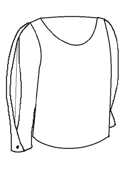 Molde de vestido, top Niki - Maison Fauve