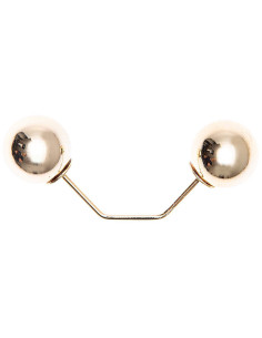 Pino de parafuso com 2 cabeças de ramo dourado 65 mm - Ouro