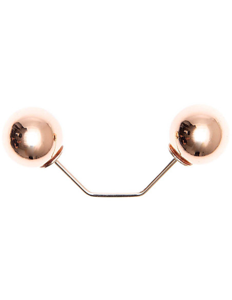 Pino de parafuso com 2 cabeças de ramo ouro 65 mm - Ouro rosa