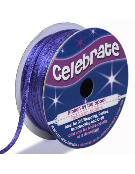 Cordão rabo de rato Celebrate violeta - 2 mm x 10 metros