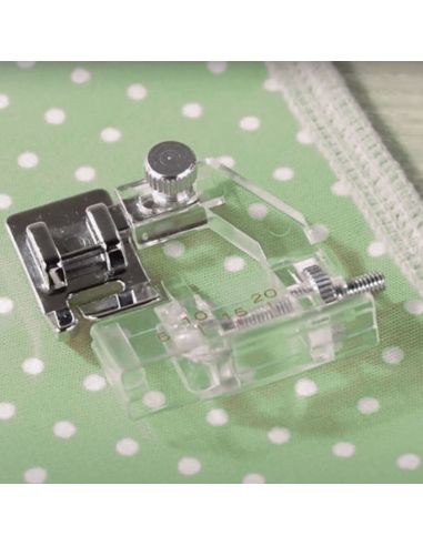 Pied pose biais avec guide ajustable Necchi
