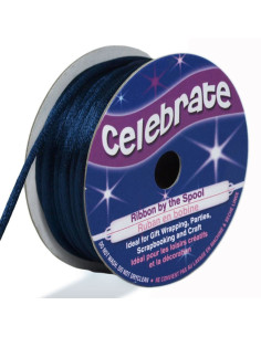 Cordão rabo de rato Celebrate azul-marinho - 2 mm x 10 metros