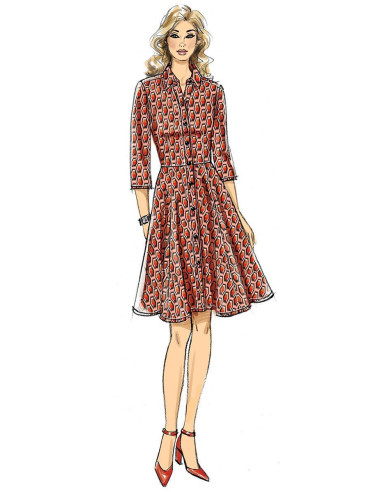 Molde de vestido - Butterick 6702