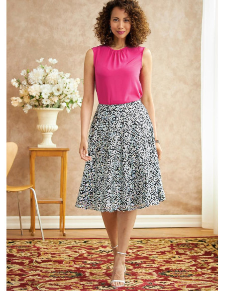Molde de casaco, vestido, blusa, saia e calça - Butterick 6718