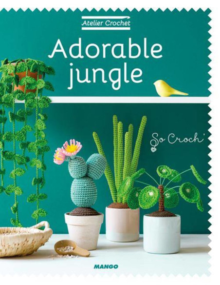 Livro de oficina de crochê - Adorável selva