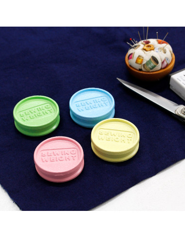 Poids pour patron Candy - Rose pastel