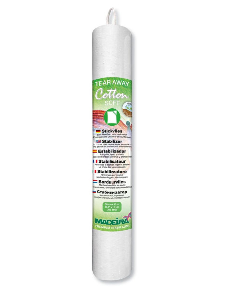 Estabilizador para rasgar Cotton Soft - Grande largura