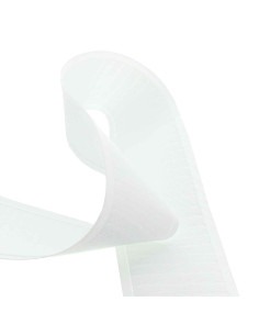 Ruflete cartucheira pregas flamingos para grampos - Branco