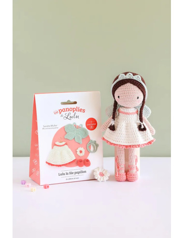 Les panoplies de Lulu à crocheter : Lulu la fée papillon