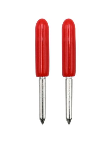 Lot de 2 lames de rechange à pointe fine 45° pour machine Creator Express Necchi