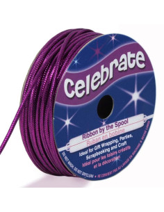Cordão lurex Celebrate violeta - 1,6 mm x 8 metros