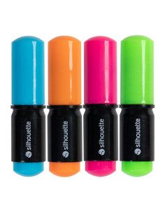 Conjunto de 4 marcadores fluorescentes Silhouette