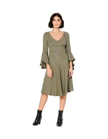 Molde de vestido - Burda 6205