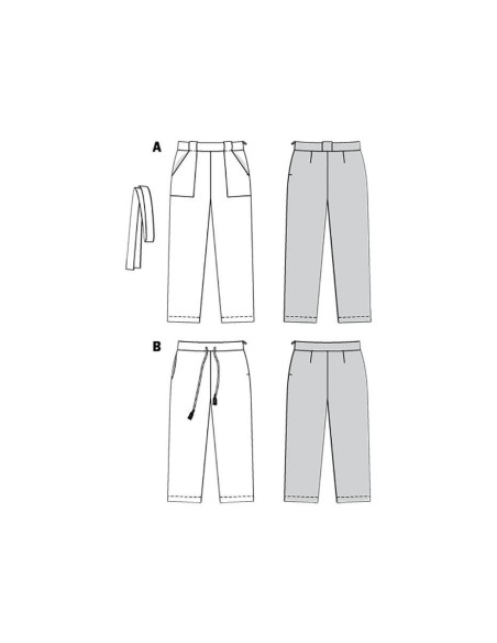 Molde de calça - Burda 6218