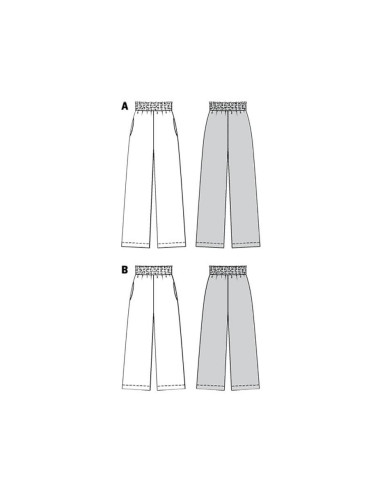 Molde de calça - Burda 6229