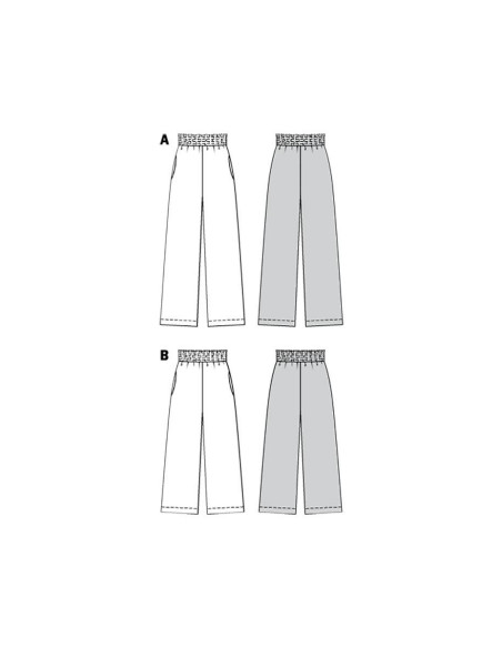 Molde de calça - Burda 6229