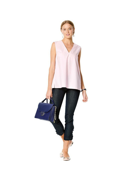 Molde de blusa - Burda 6234