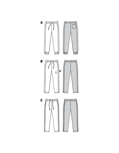 Molde de calça - Burda 9300