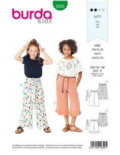 Molde de calça - Burda 9302