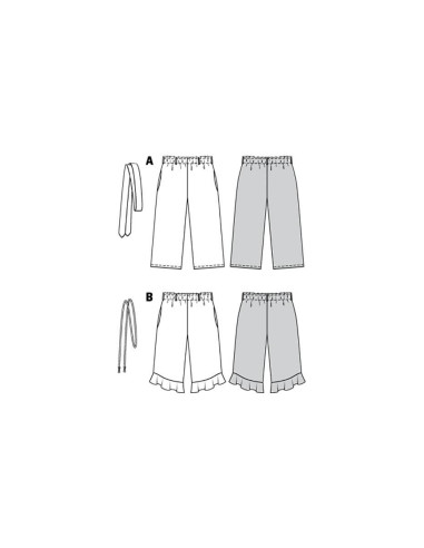 Molde de calça - Burda 9302