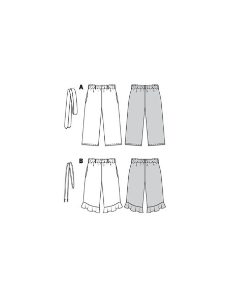 Molde de calça - Burda 9302