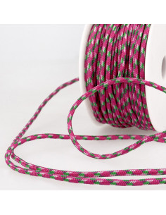 Cordão multicolorido esporte - Fúcsia, rosa e verde