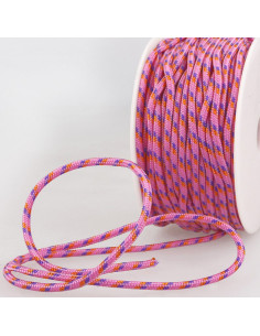 Cordão multicolorido esportivo - Rosa, roxo e laranja