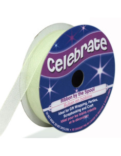 Fita de organza Celebrate verde claro - 9 mm x 8 m