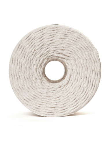 Cordão de algodão macramé 3 mm natural