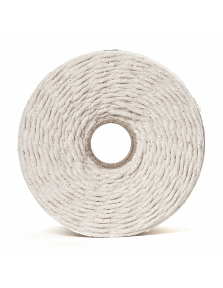 Cordão de algodão macramé 3 mm natural