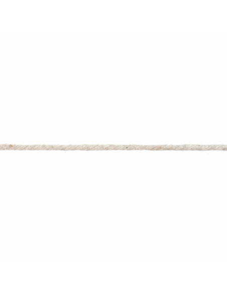 Cordão de algodão macramé 3 mm natural