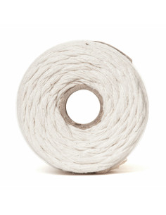 Cordão de algodão macramé 5 mm natural 2