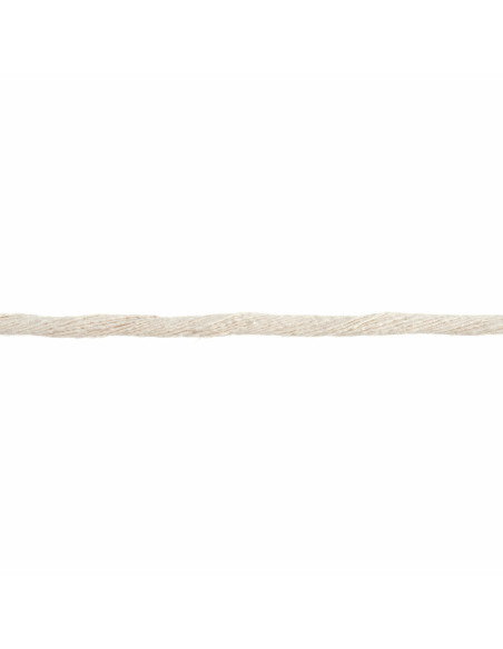 Cordão de algodão macramé 5 mm natural