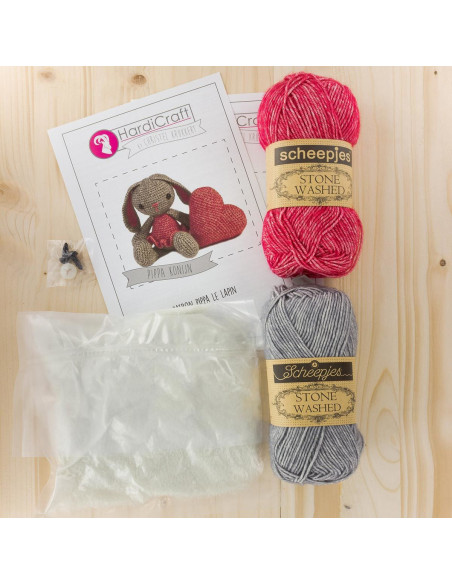 Kit de crochê - Pippa a coelhinha