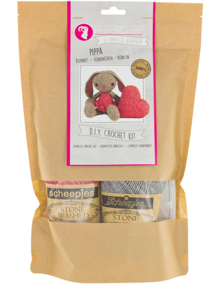 Kit de crochê - Pippa a coelhinha