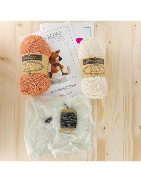 Kit de crochê - Splinter a raposa