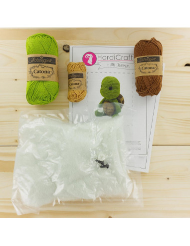 Kit de crochê - Siem a tartaruga